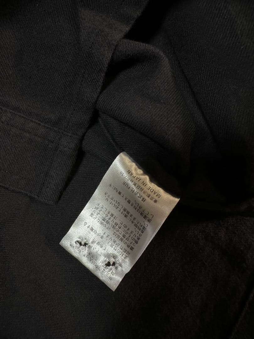 OVY Soft Flannel Wide Shirts ブラックXL 大藤勇矢