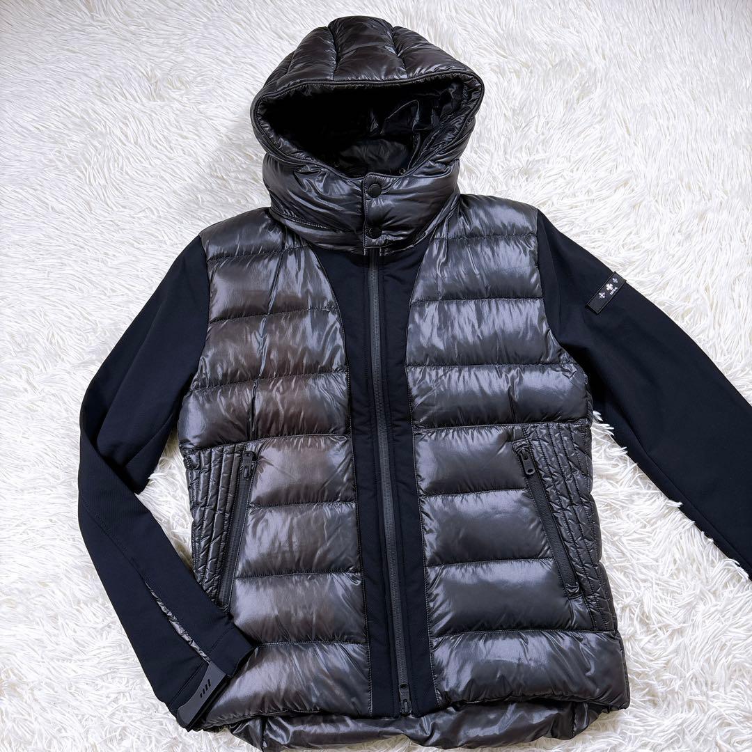 【ジャンク品⭐️サイズ3】タトラス　ダウンジャケット　サッビア　切り替え 黒　格安