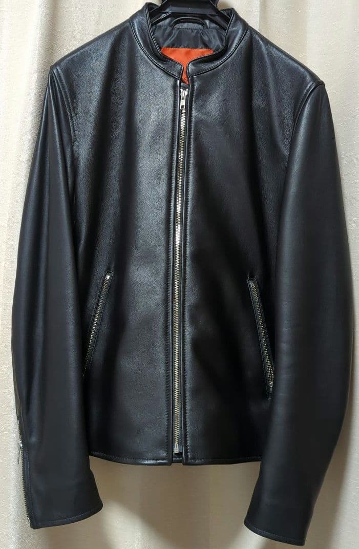美品　URBAN RESEARCH ROSSO シングルライダースジャケット　黒