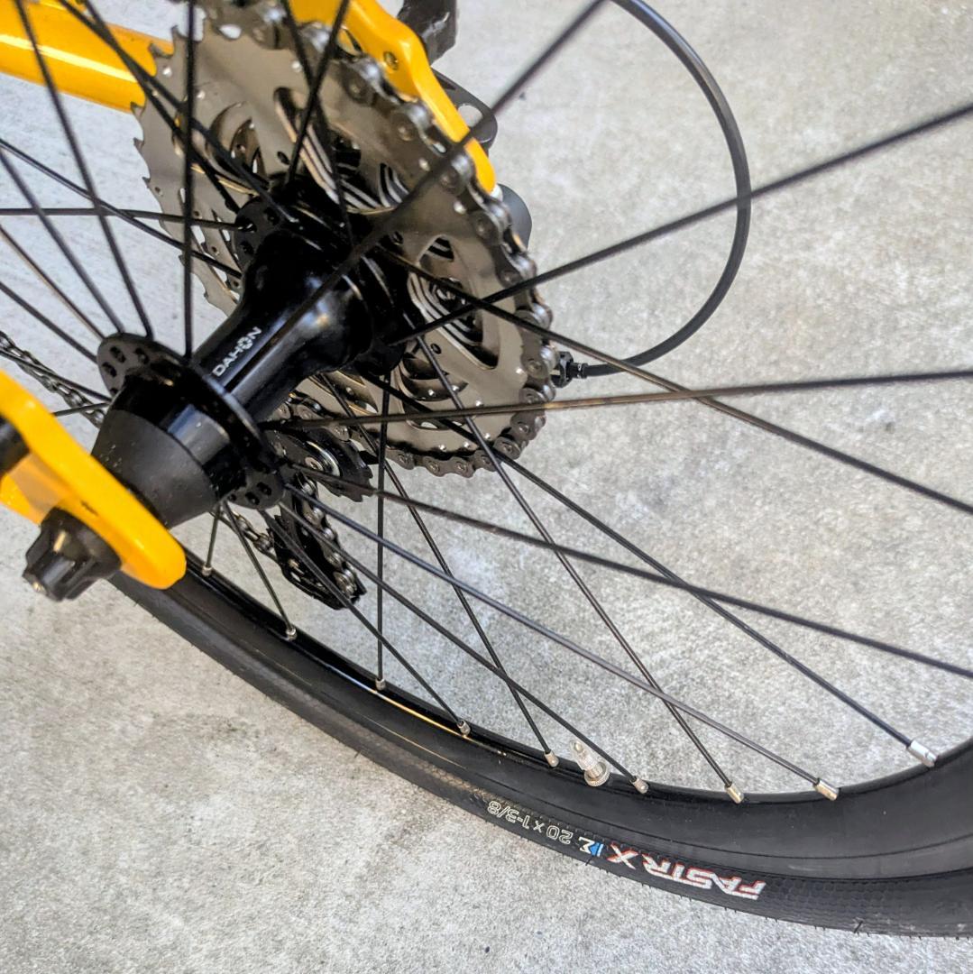 DAHON VISC EVO スポーツモデル、折り畳み自転車、カスタム済み