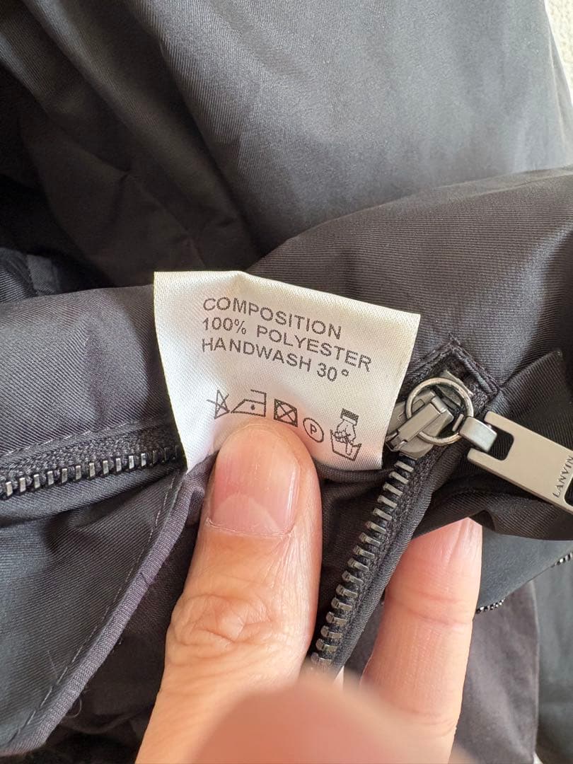 LANVIN ランバン　ルカ期　中綿ブルゾン　ブラック　48