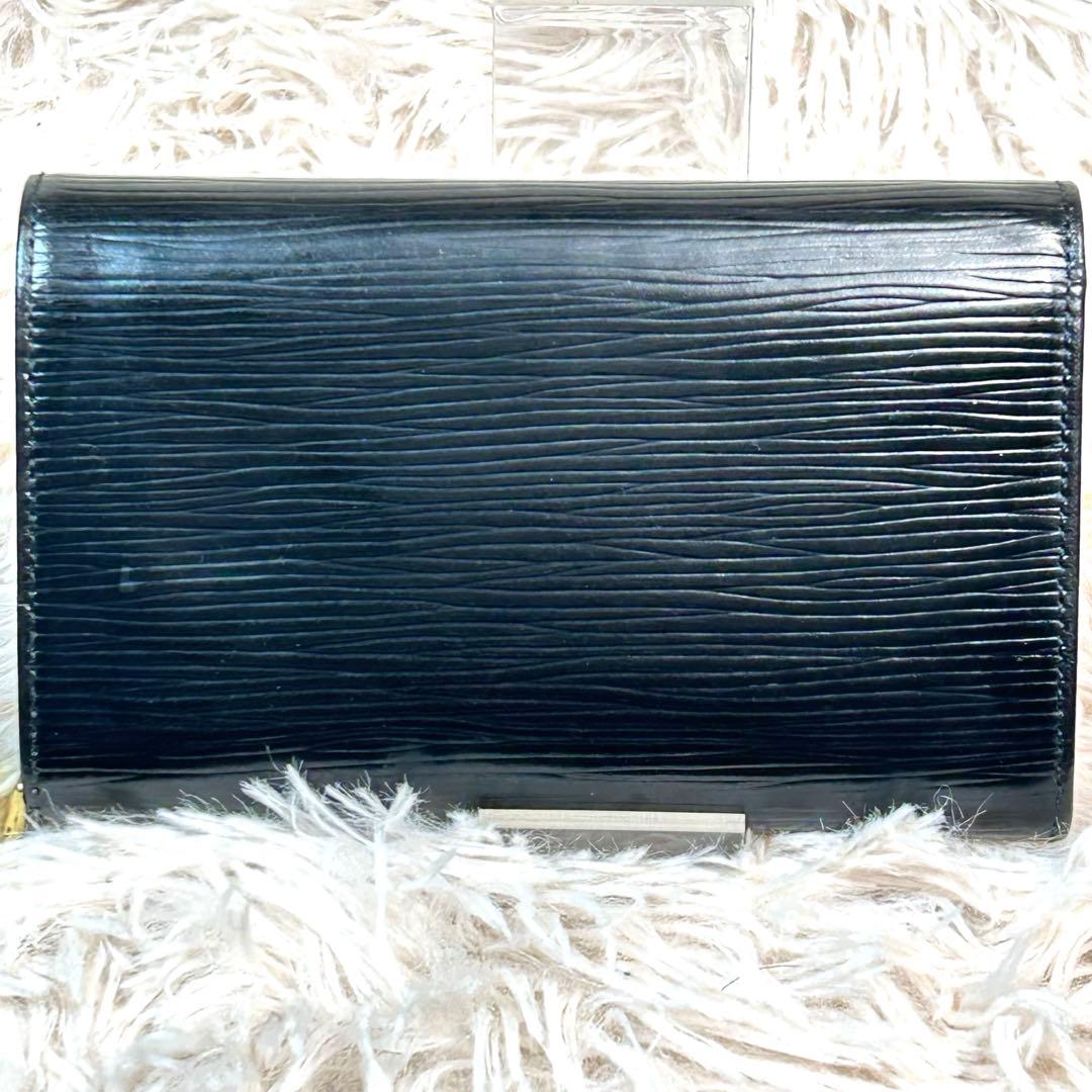 ルイヴィトン　エピ　ポルトモネビエ・トレゾール　ノワール　ブラック