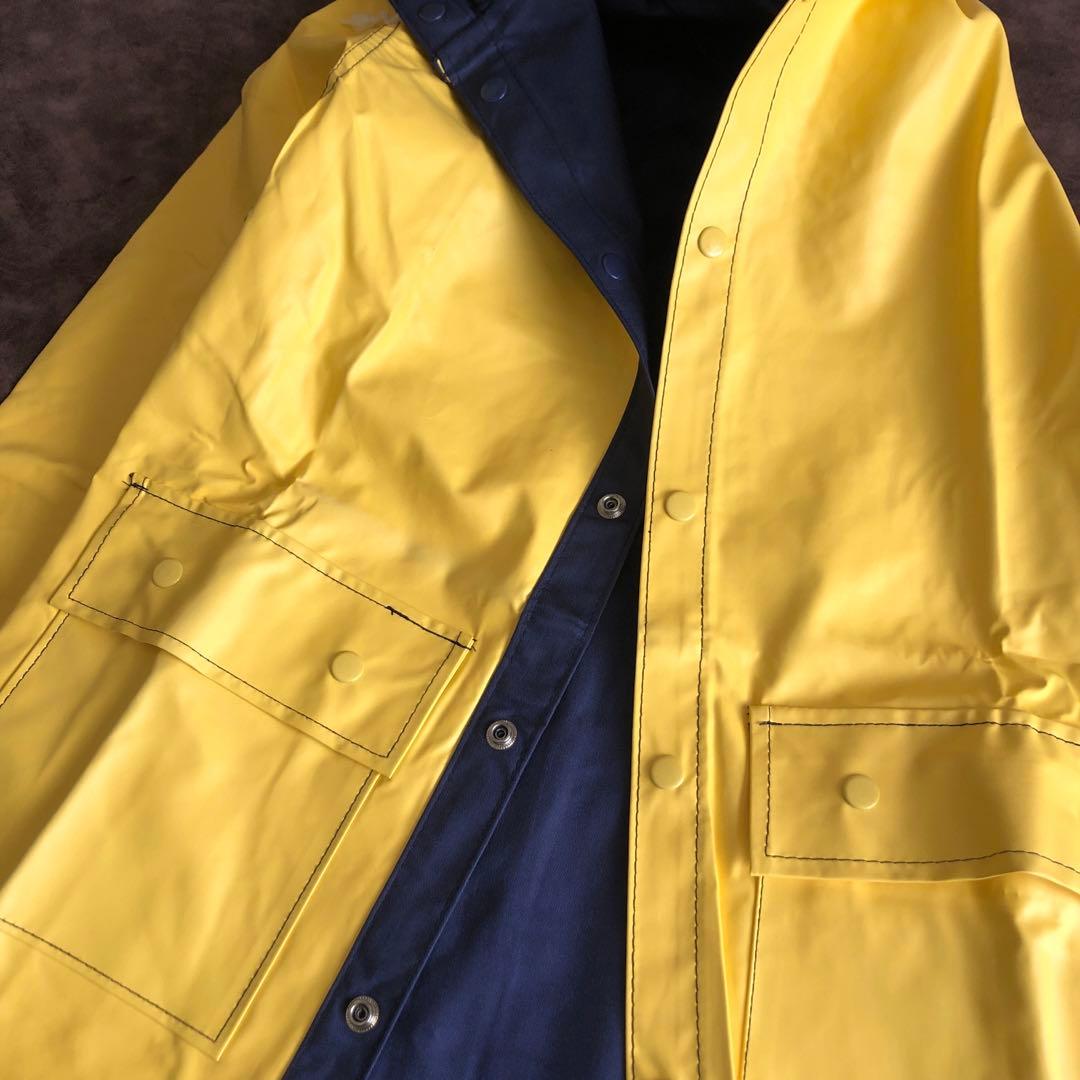 【レア80s】ファイザー　リバーシブル フード付きアウター レインジャケット