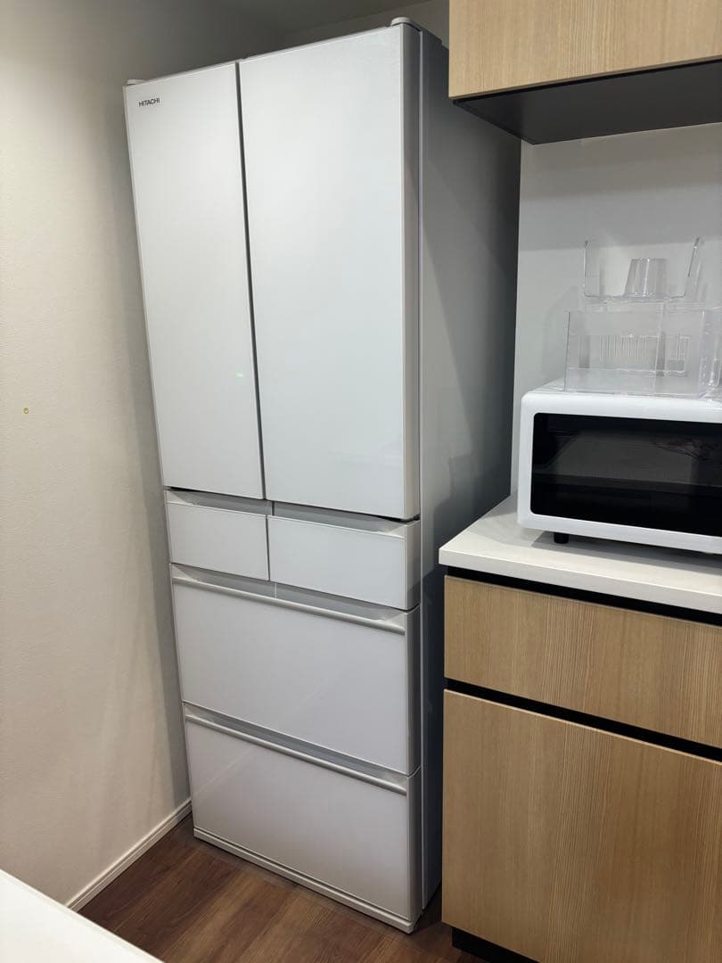 桜*ん様 【中古】日立冷蔵庫R-HW52N 520L 2021年製フレンチドア大