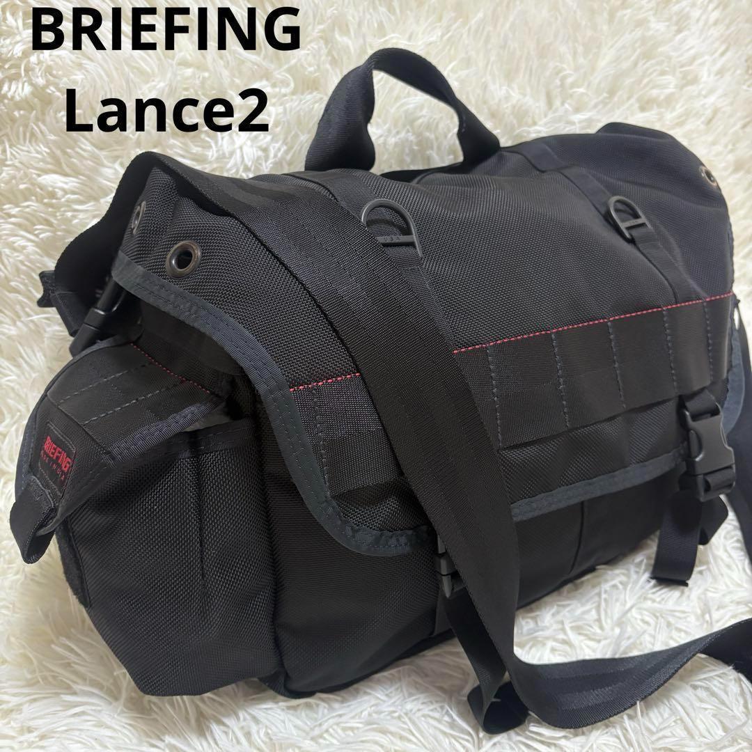 極美品✨ブリーフィング ランス2 メッセンジャーバッグ 2way USA製 黒