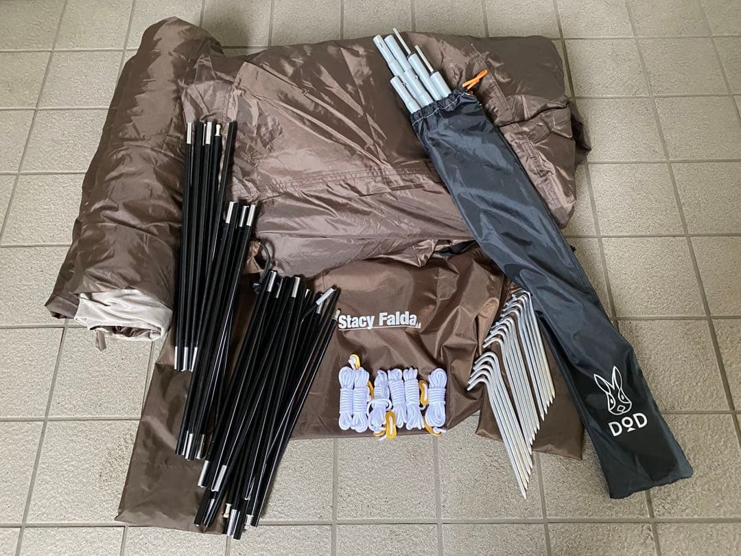 【おまけ、使用感有】Ogawa ステイシーファルダ＆DODポール2本