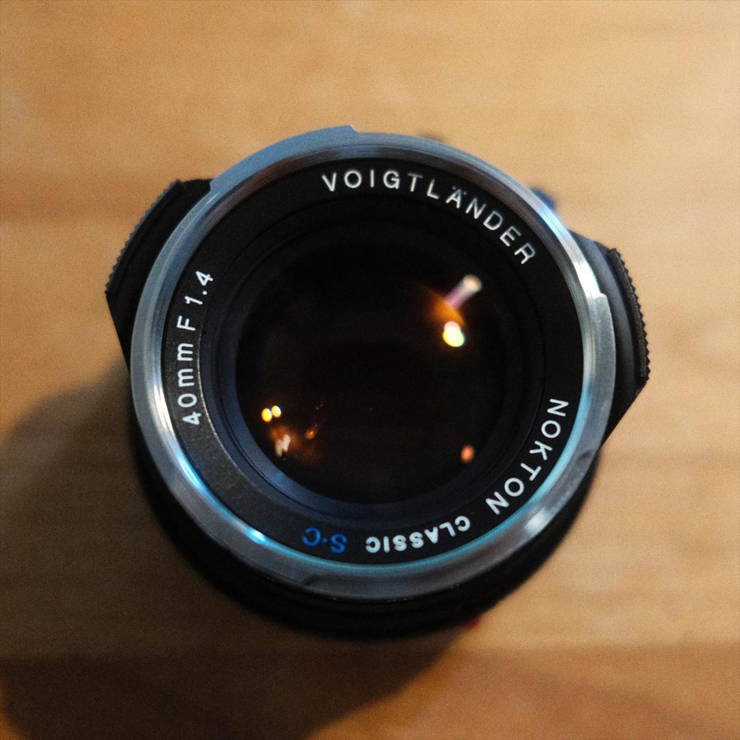 フィルムカメラ Voigtlander Nokton Classic 40mm F1.4 S.C