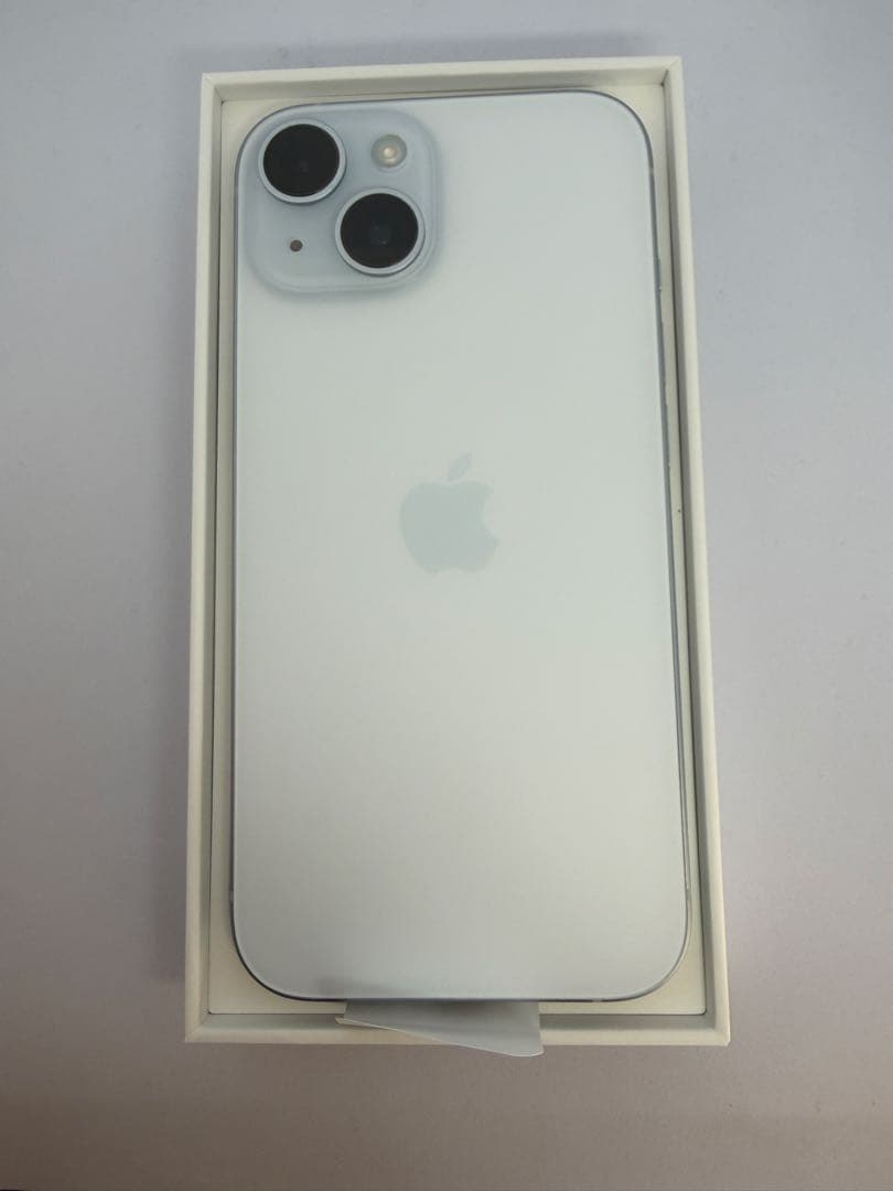 iphone15 128g ブルー SIMフリー バッテリー容量90%