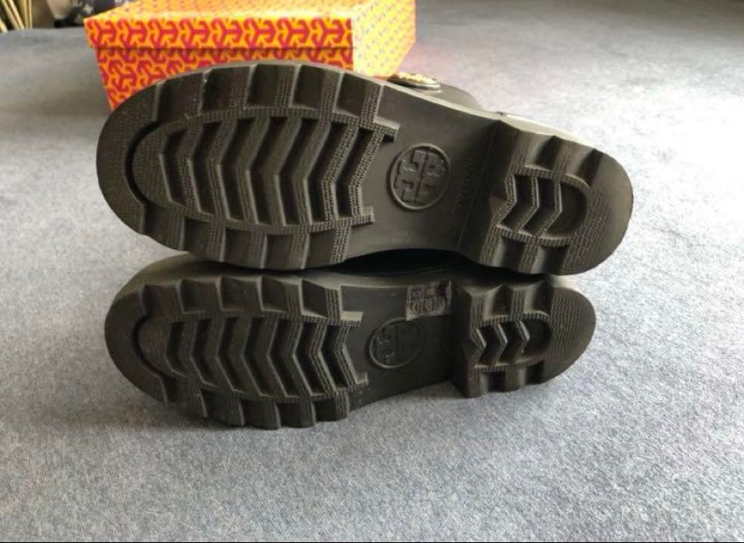 Tory Burch ブラック ラバー長靴❤️梅雨に向けての電車通勤用