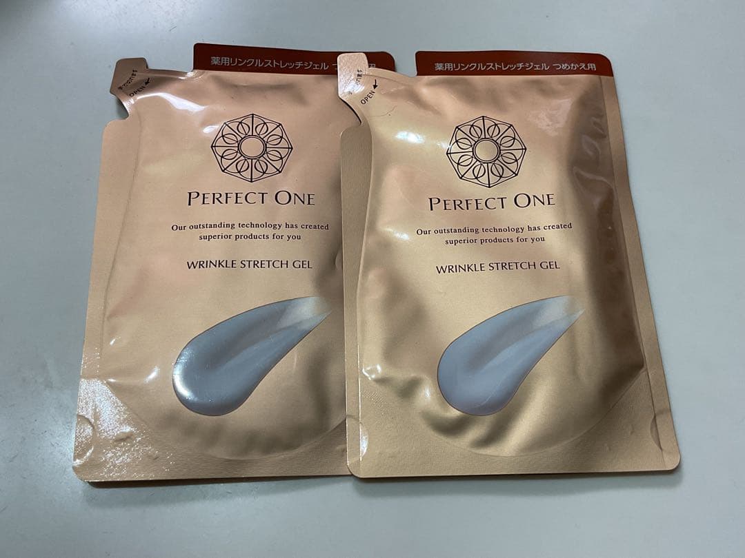 パーフェクトワン　リンクルストレッチジェル　つめかえ用　2袋