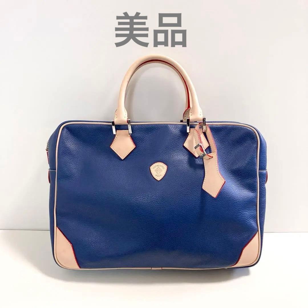 美品 TRIVALENTE × Della トリヴァレンテ デラビジネスバッグ