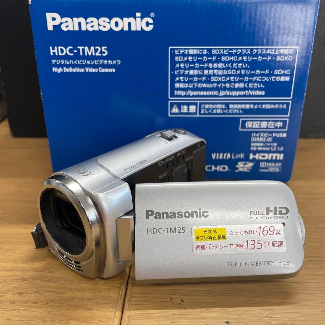 動作品 Panasonic HDC-TM25 ハンディカム ビデオカメラ