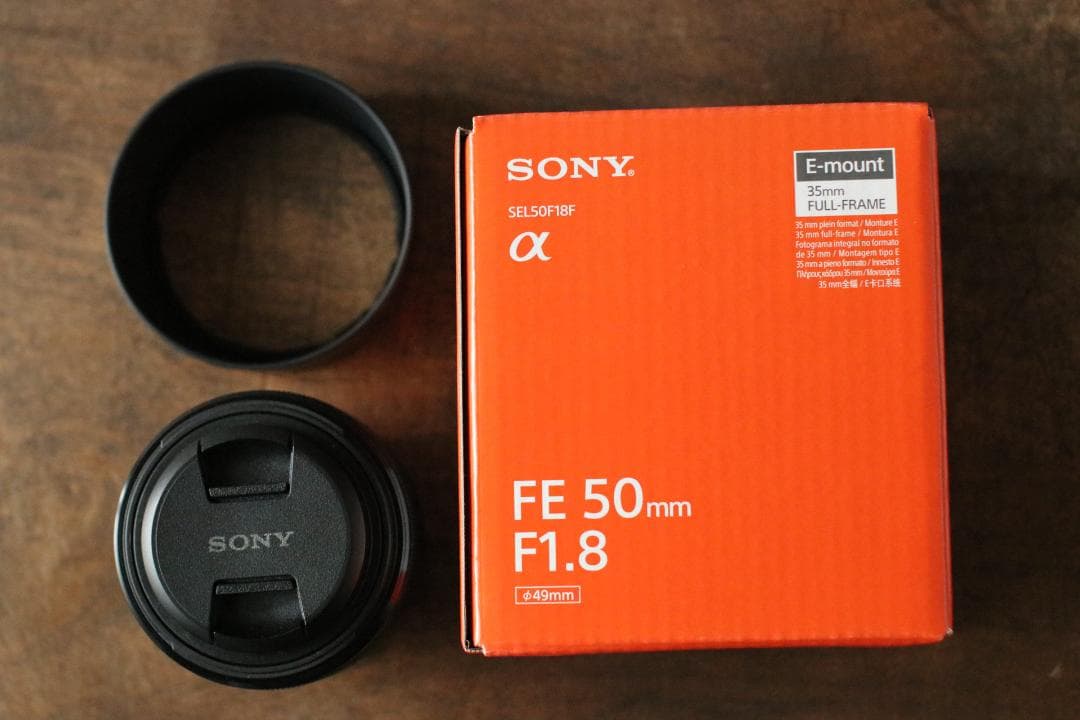 SONY FE 50mm F1.8 レンズ　SEL50F18F