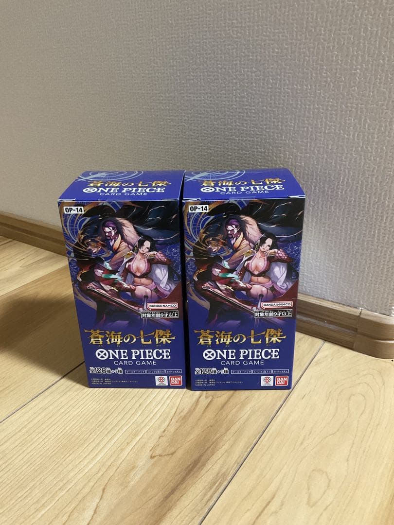 ワンピース　蒼海の七傑　2BOX テープカット　希少