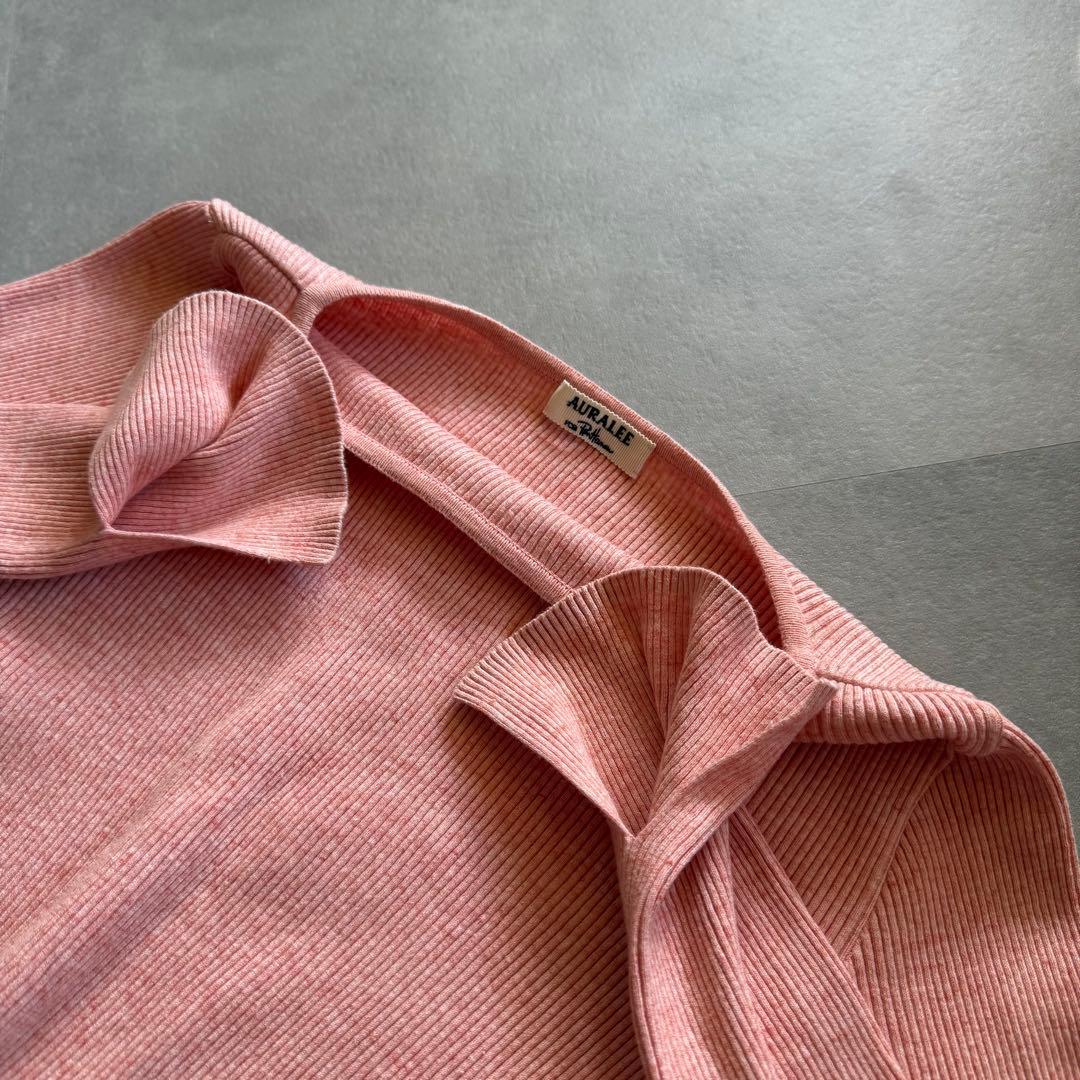 【美品✨】AURALEE RonHerman コラボ別注　杢ピンク