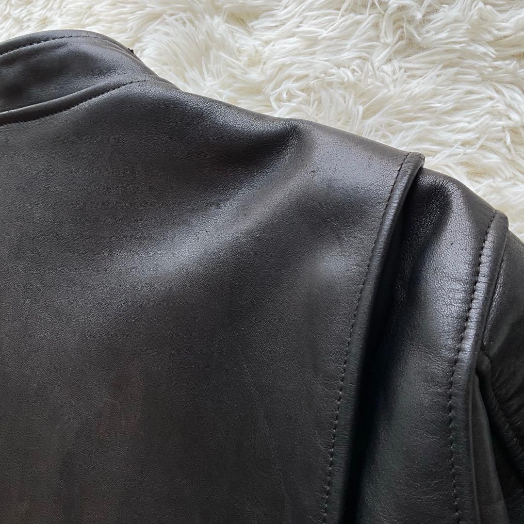 人気✨ハーレーダビッドソン　カウレザージャケット　シングルライダース　XXL 黒