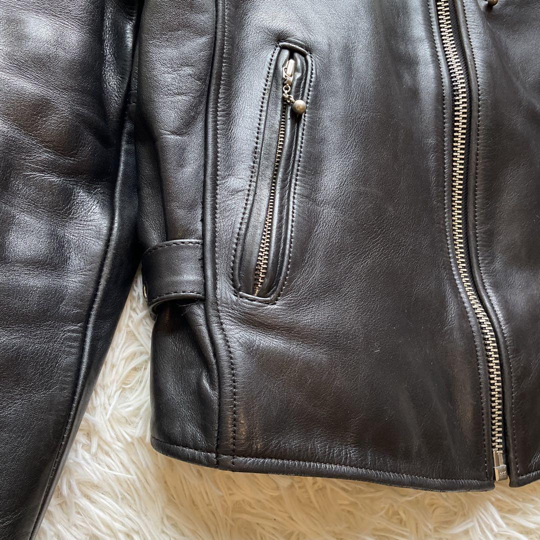 人気✨ハーレーダビッドソン　カウレザージャケット　シングルライダース　XXL 黒