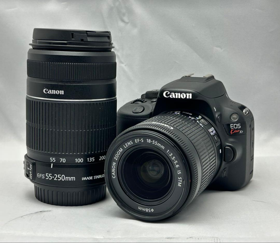 極美品！Canon EOS Kiss X7 ダブルレンズセット