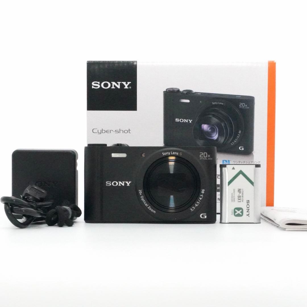 美品 SONY ソニー DSC-WX350 ブラック