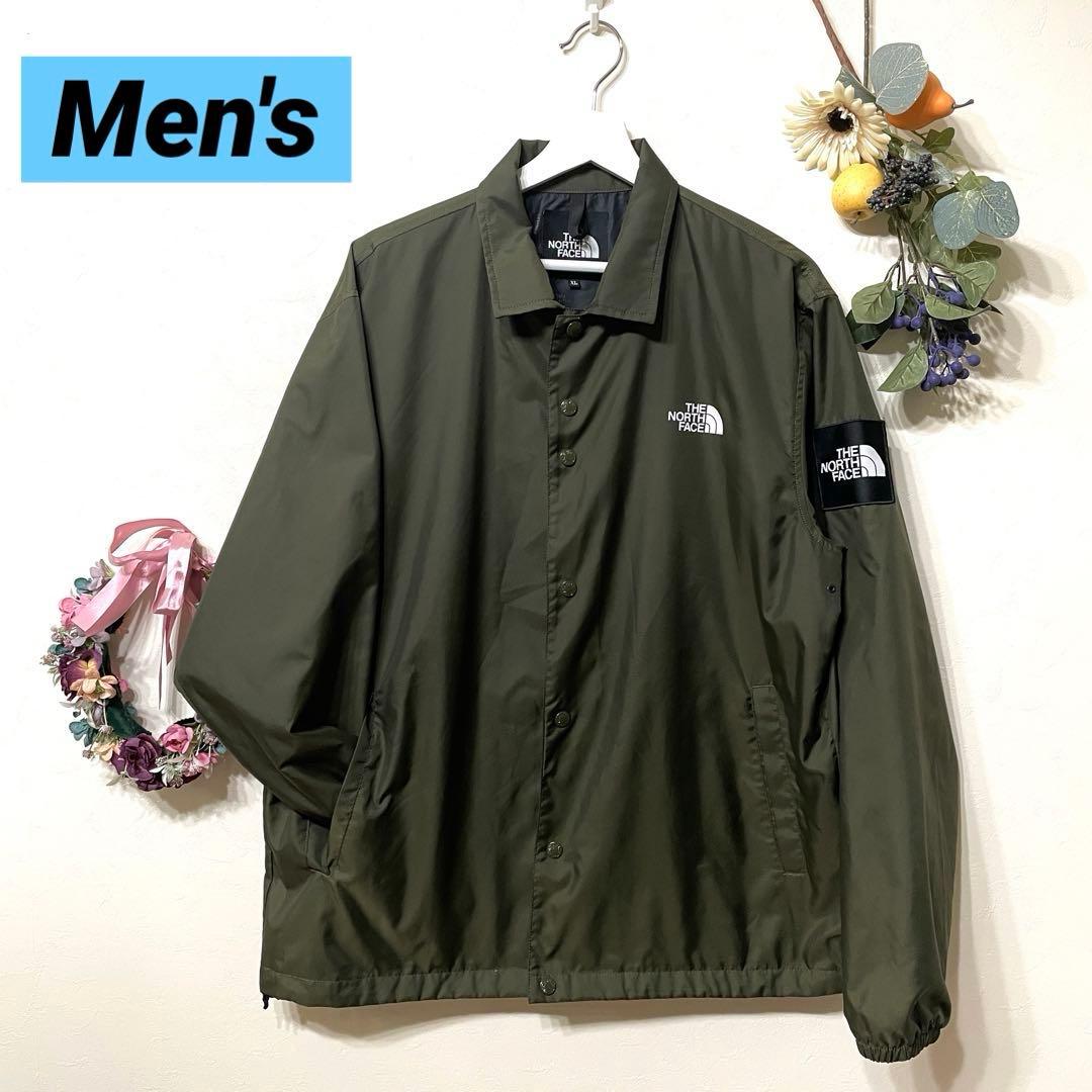 美品【ノースフェイス】アウター　コーチジャケット（X L）カーキ