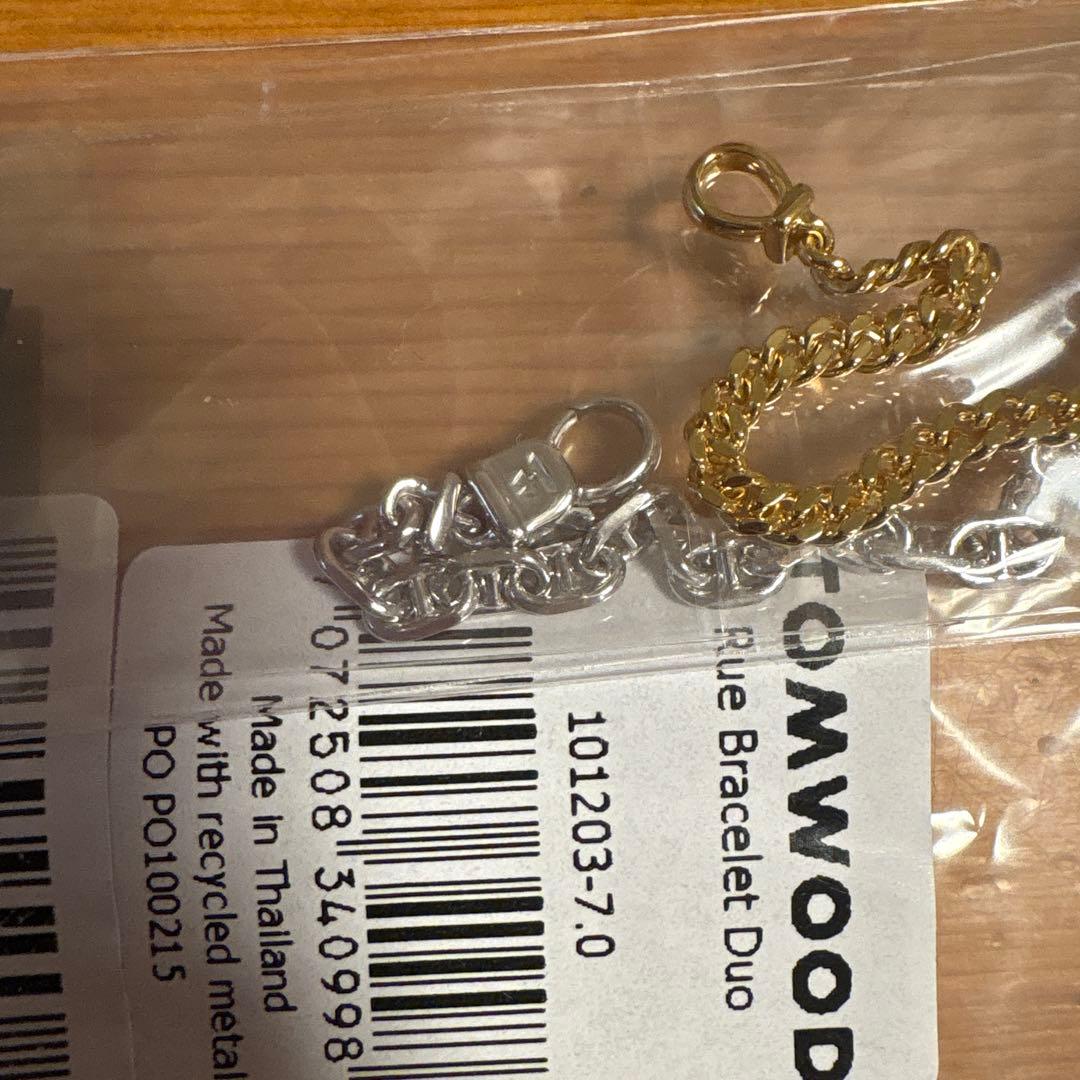 アクセサリー TOMWOOD / RUE BRACELET DUO size7.0inch