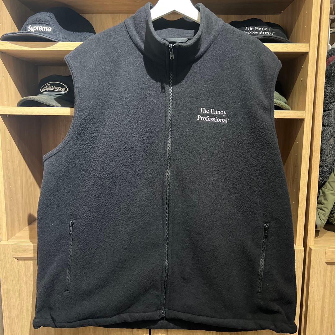 ennoyエンノイ即完売フリースベスト希少サイズXX-LARGE25FW美品