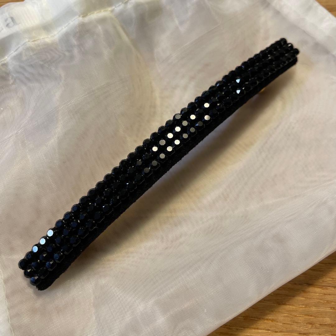 【h】acca オードリー バレッタ ブラック