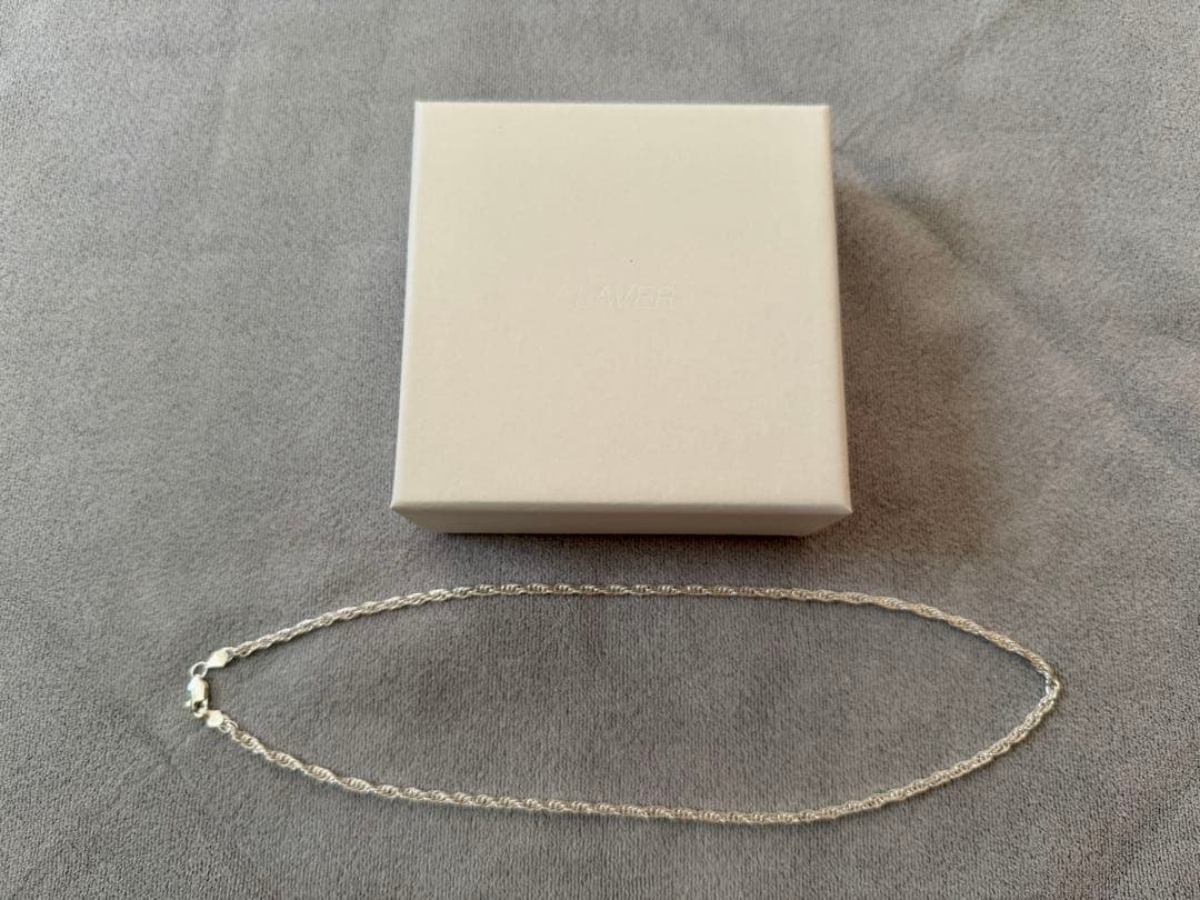 LAVER CHAIN NECKLACE TT050 （45cmシルバー）