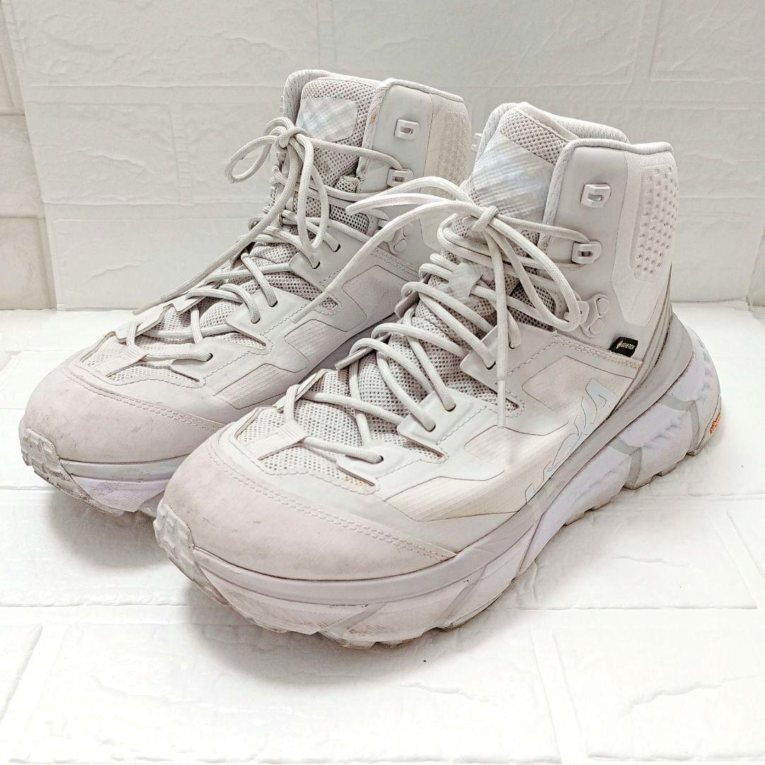 HOKA テンナインハイク 厚底 ゴアテックス ビブラムソール 白27.5cm