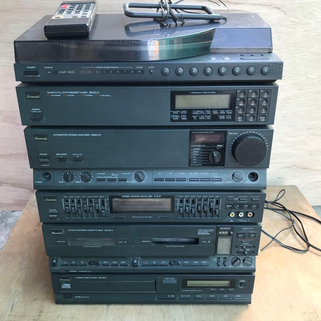 サンスイシステムコンポ900CD-Rジャンク品
