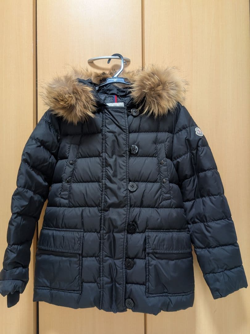 【高級クリーニング済】MONCLER レディース ダウンジャケット黒 1サイズ