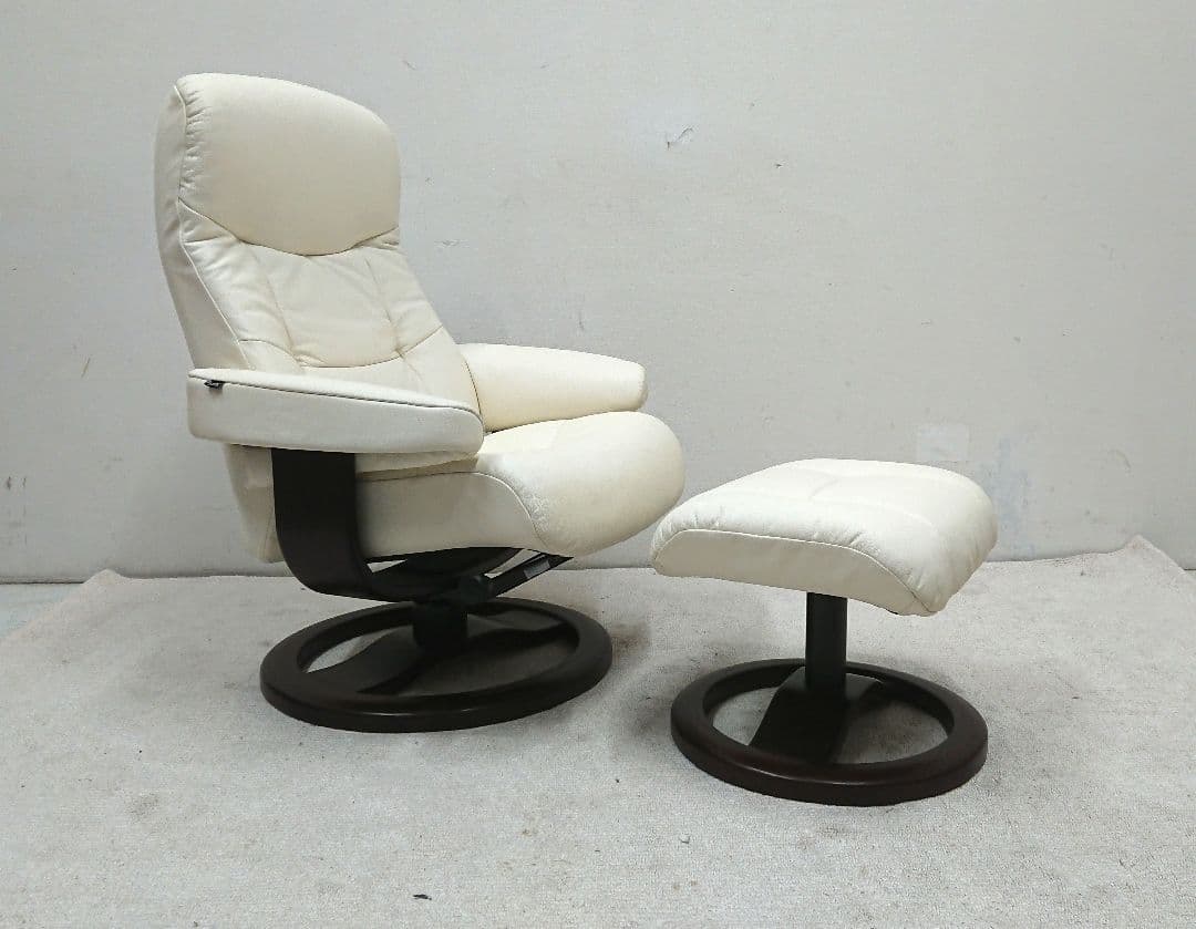 北欧 Fjords フィヨルド 回転 リクライニングソファ オットマン