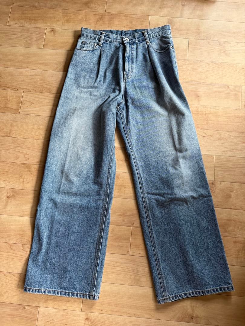 ドゥーズィエムクラス　タックバギーデニム38サイズ