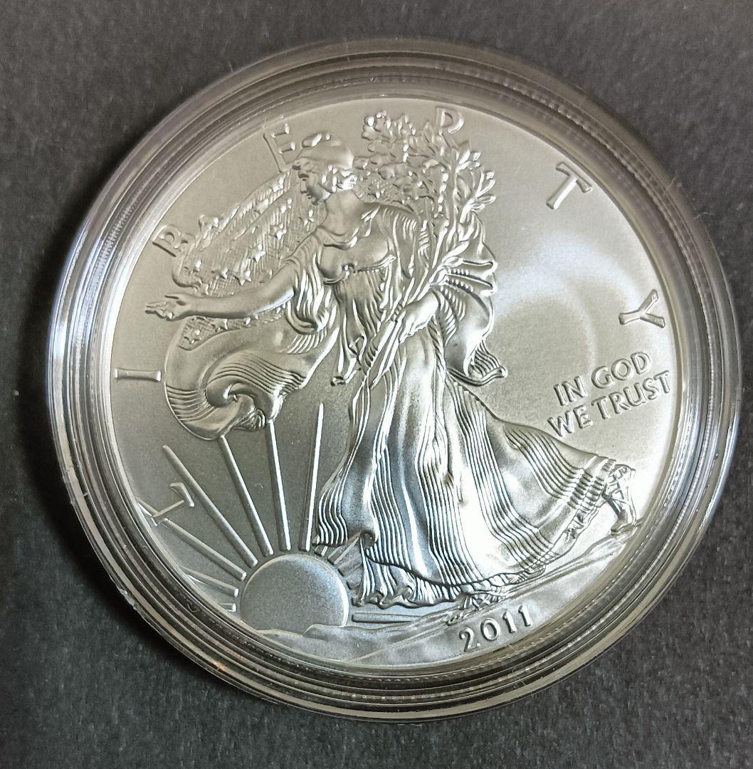 ☆☆米国イーグル銀貨(１oz)☆☆カプセル入り