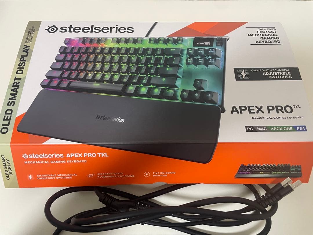 SteelSeries Apex Pro TKL メカニカルキーボード