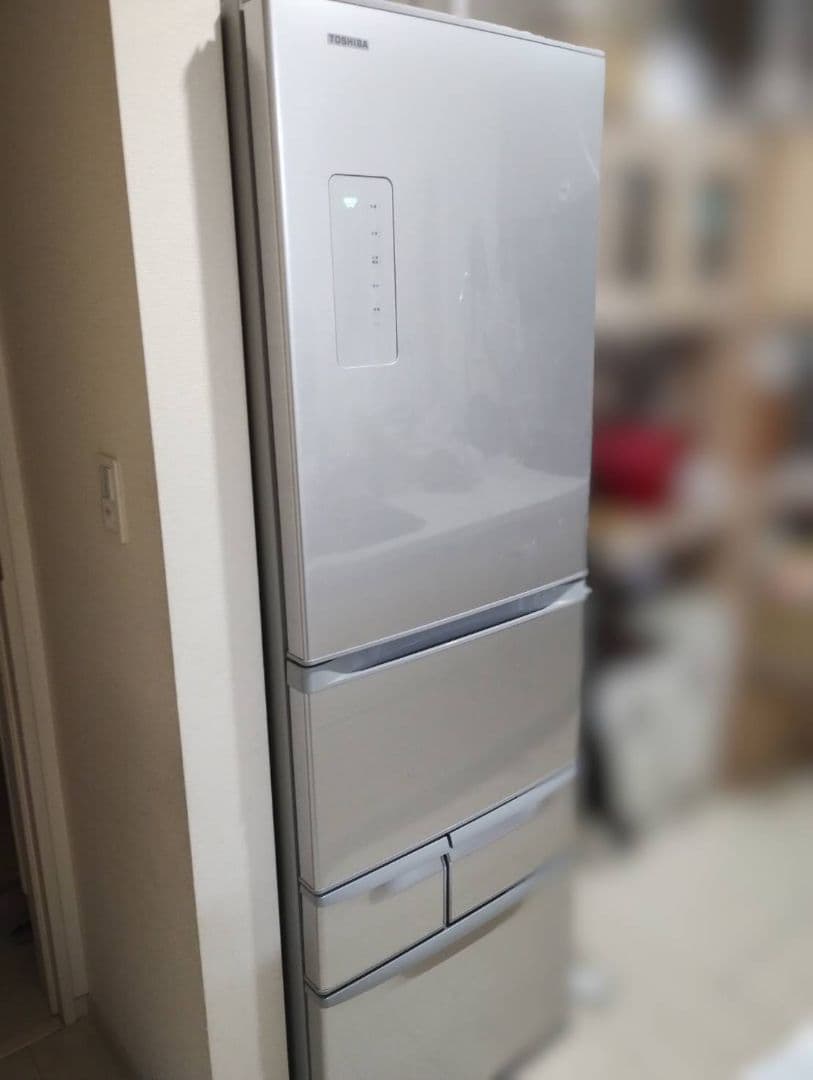 Toshiba シルバー 4ドア冷蔵庫