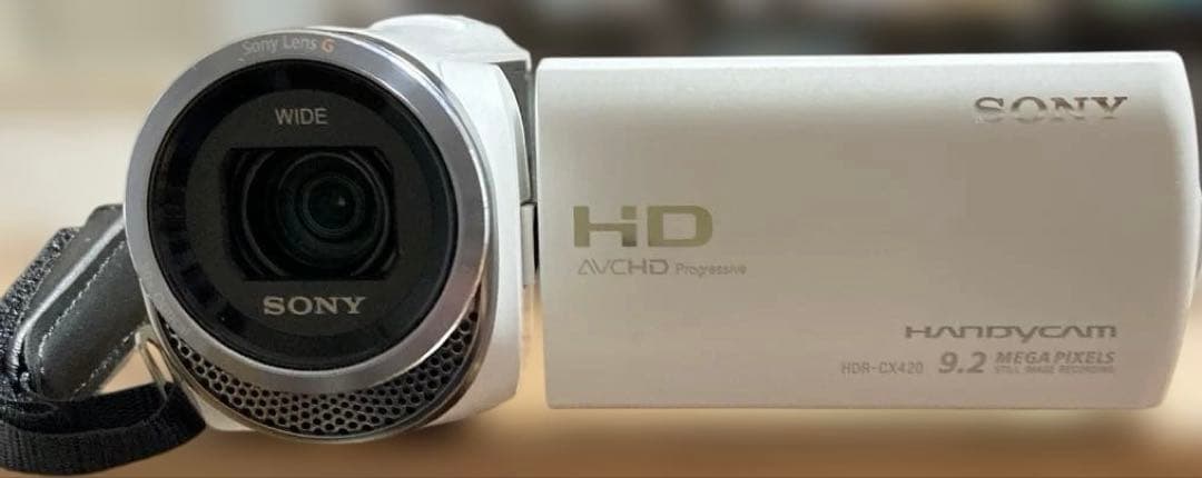 2017年制Sony Handycam HD 9.2メガピクセル