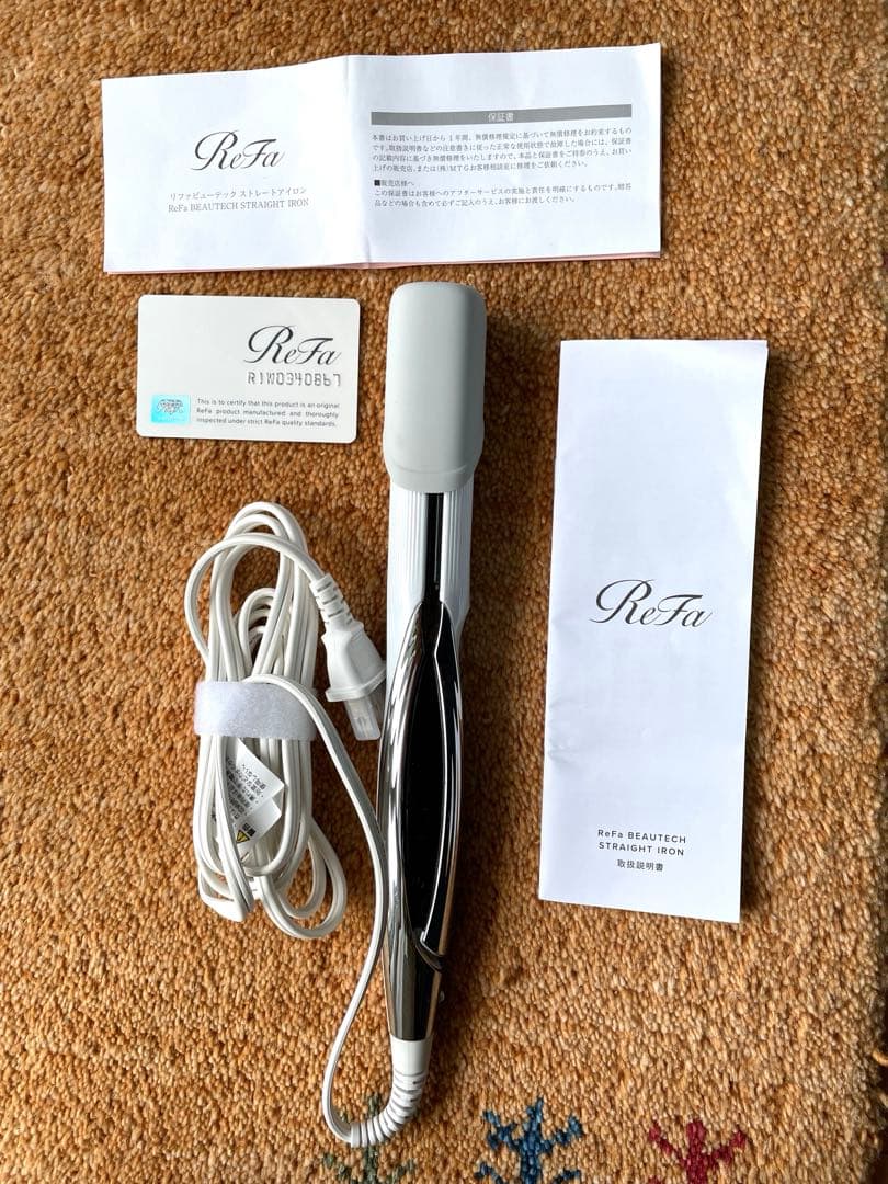 ReFa リファビューテック ストレートアイロン ホワイト