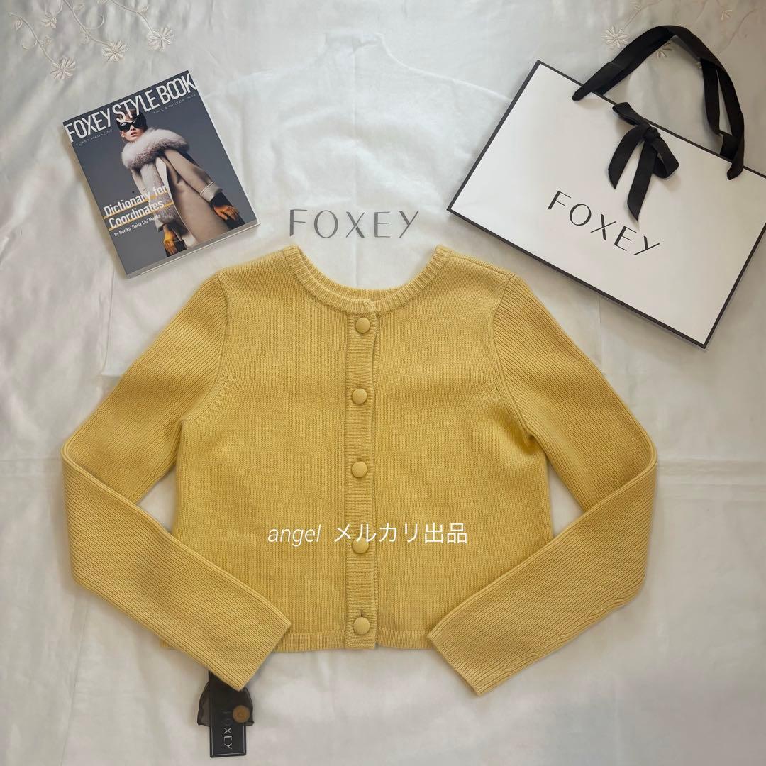 フォクシー　カタログ掲載　カシミヤ　100% ニット　カーディガン　40