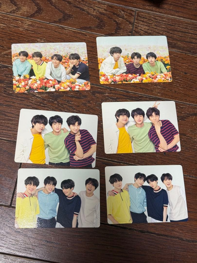 bts ミニフォトカード　テテジミンユンギRMコンプ、 ジンJ-HOPEユニット
