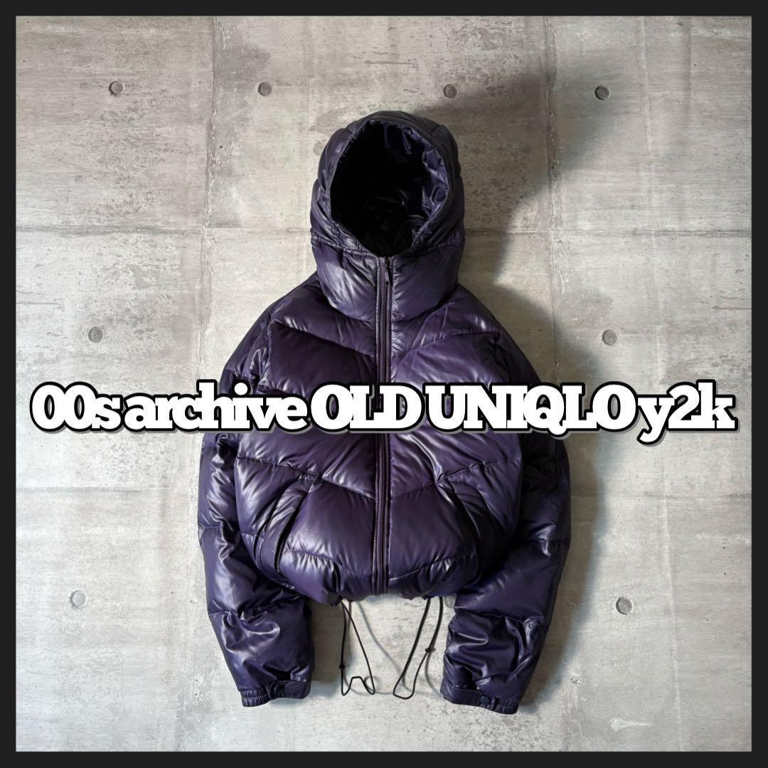 ジャケット・アウター 00s archive OLD UNIQLO down parka y2k