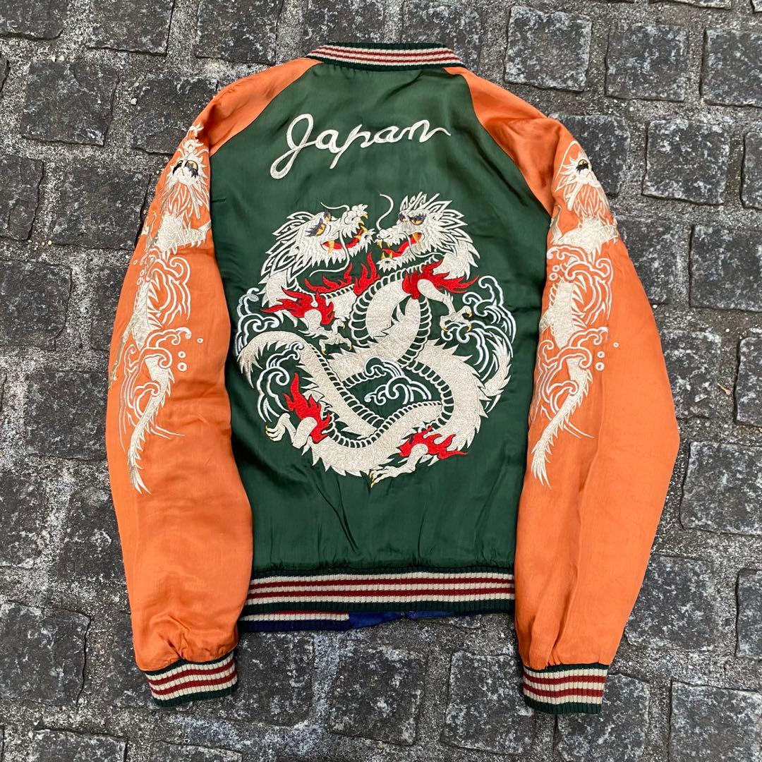 一点物　CROPPED HEADS スーベニアジャケット　和柄