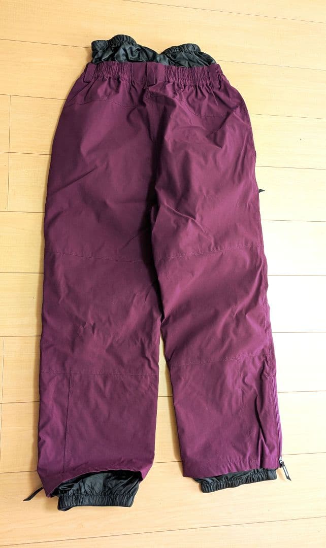 【値下再出品】スノーボードウェア 紫色 セットアップ