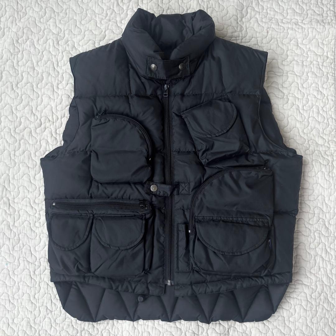 VAN Jacket / マルチポケットタクティカルダウンベスト M ブラック