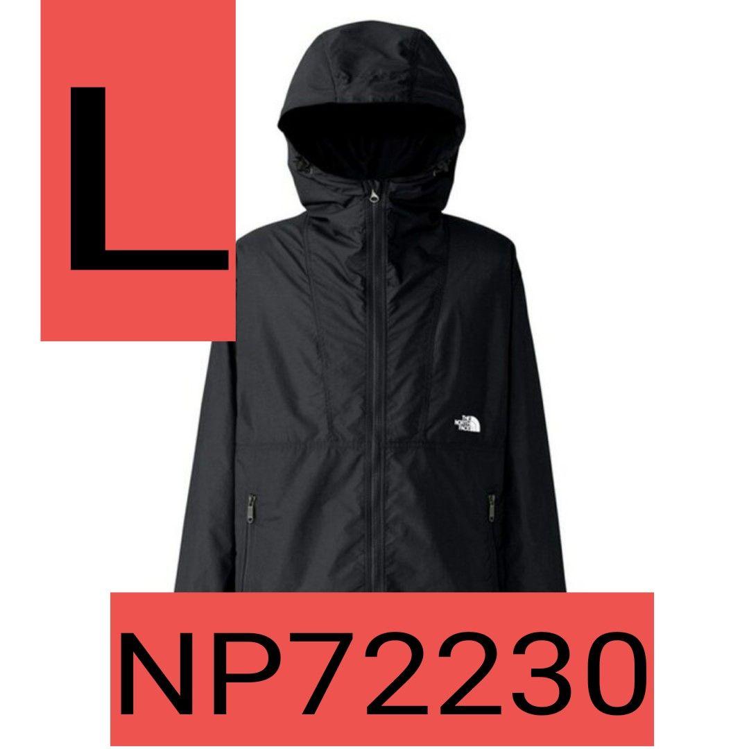 黒　Lサイズ　NP72230　ノースフェイス コンパクトジャケット 　新品
