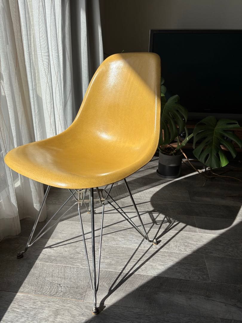 ヴィンテージ ハーマンミラー イームズ サイドシェルチェア マスタード