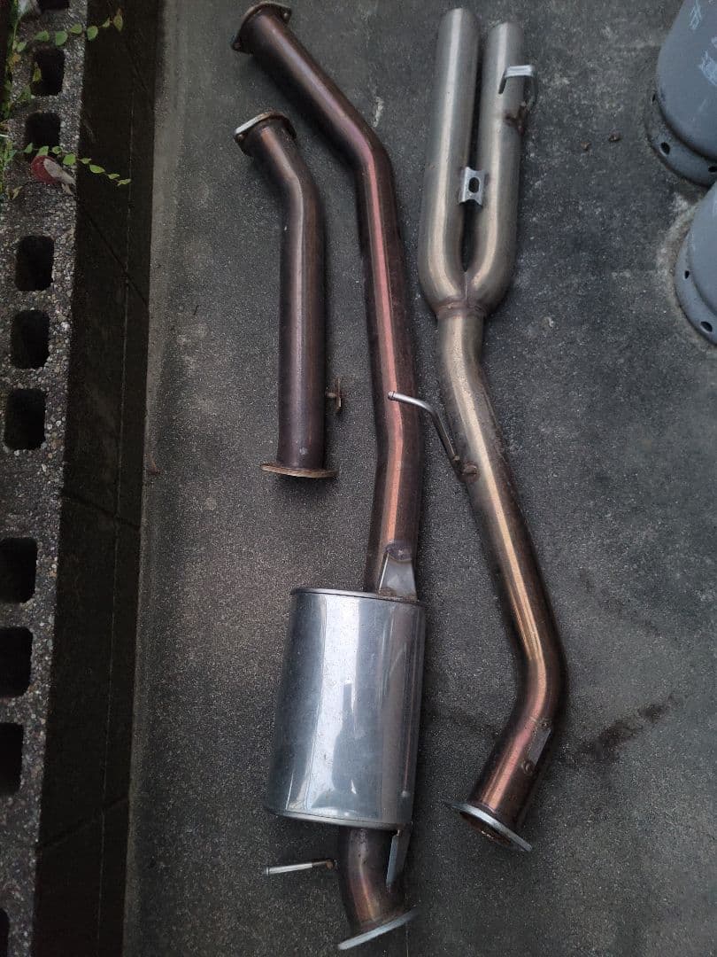 JZX100 ステンレス デュアルマフラー サイレンサー付き