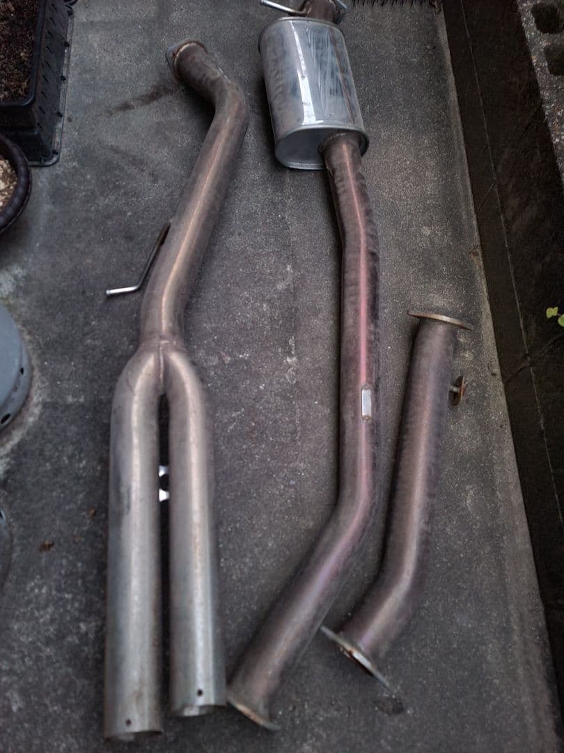 JZX100 ステンレス デュアルマフラー サイレンサー付き