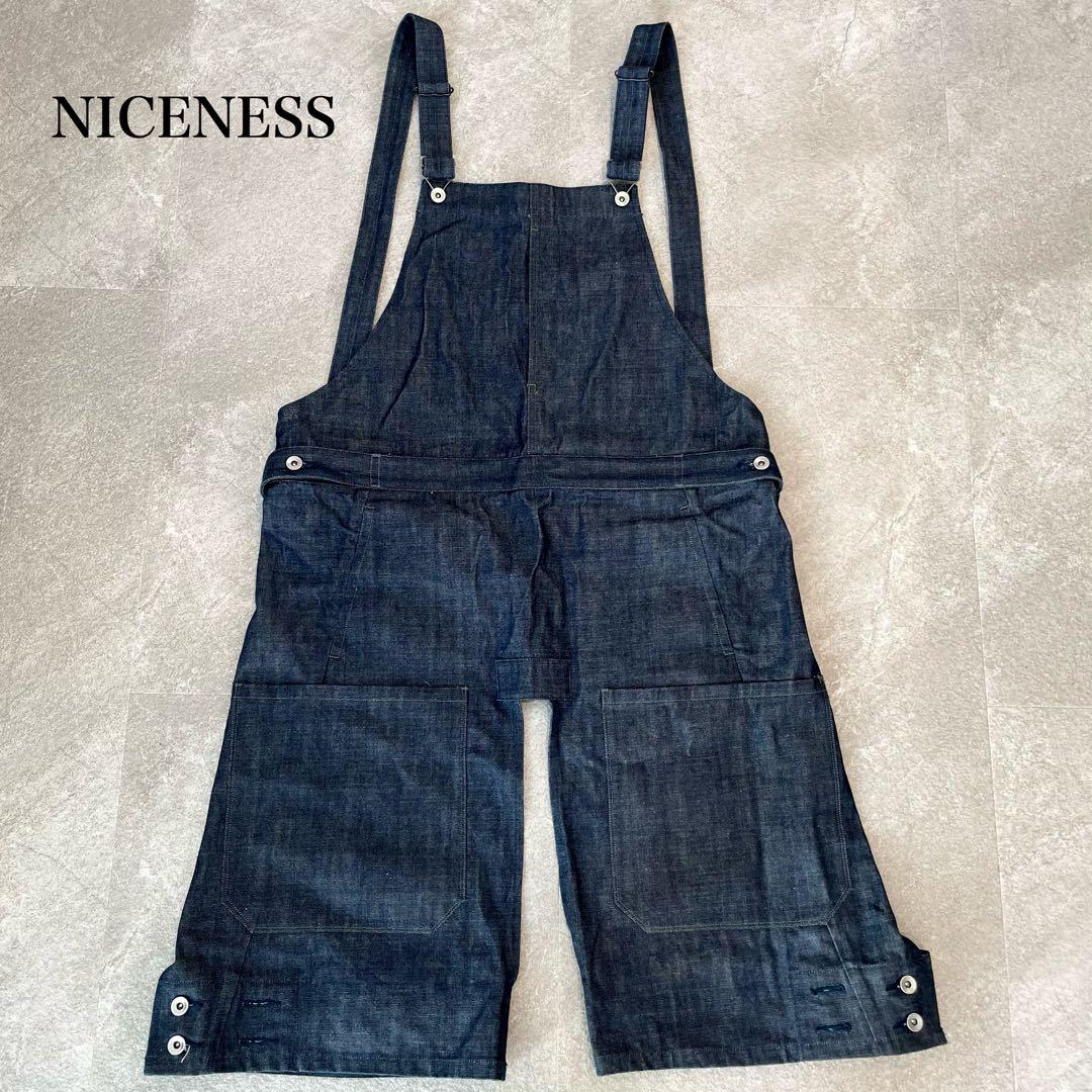 美品★ナイスネス　RALPH 23ss オーバーオールエプロン　デニム