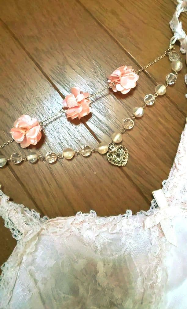 LIZ LISA キャミソール ピンク チャーム付